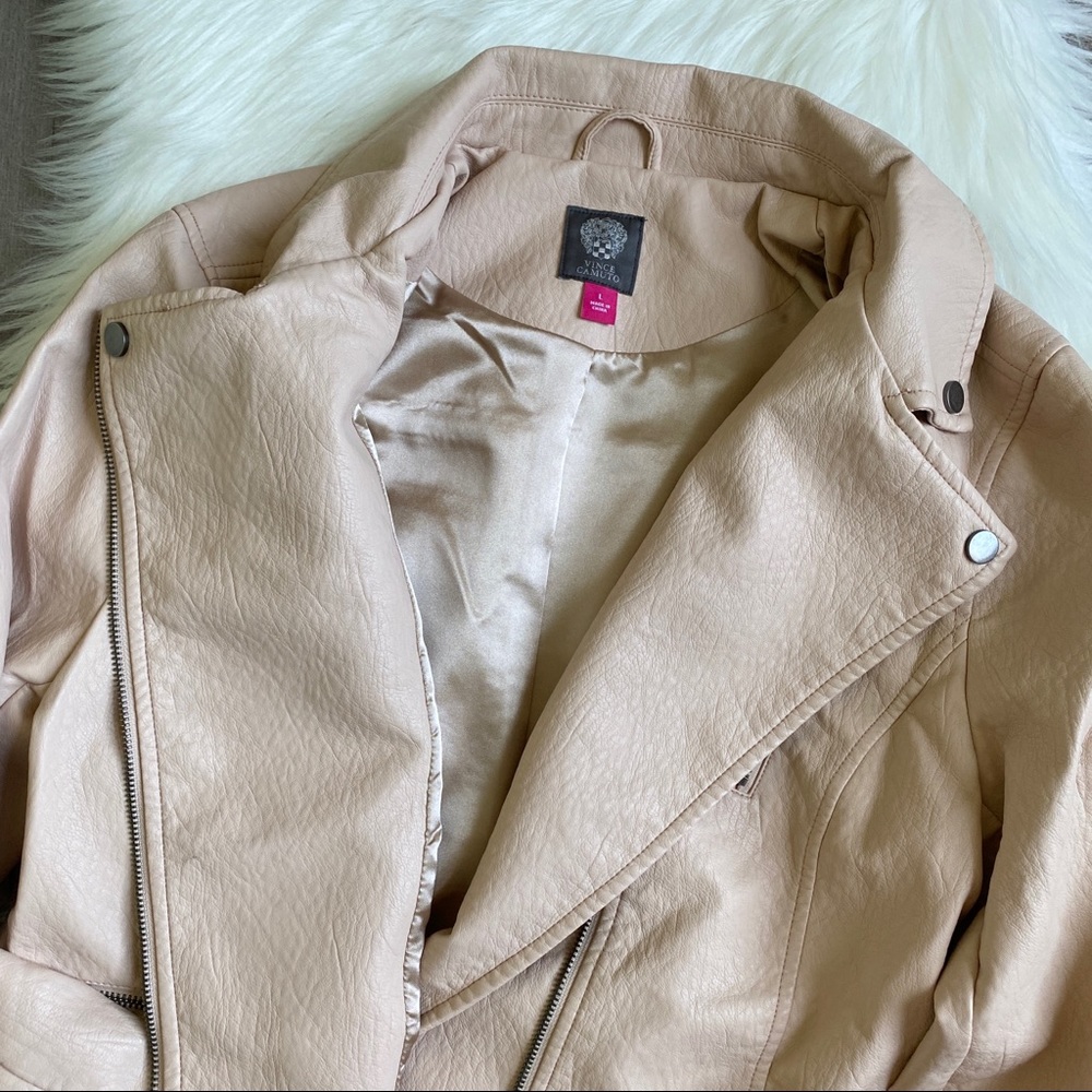 NWT Vince Camuto Faux-Leather Jacket - Picture 4 of 7